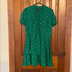 Green Retro Forever 21 Dress
